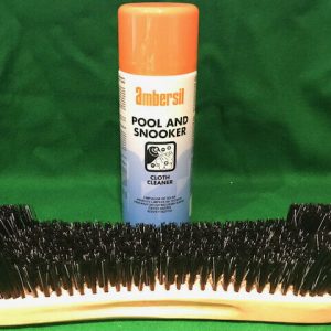 Camelot 12 Inch Snooker Table Brush & Cloth Cleaner
