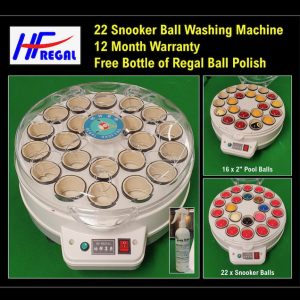 Regal 4th Generation Dual Snooker/English 8 Ball Pool & American Pool Ball Cleaning Machine